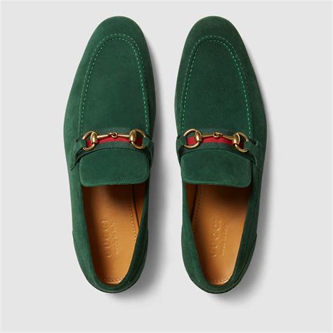 gucci loafer green|Gucci loafers suede.